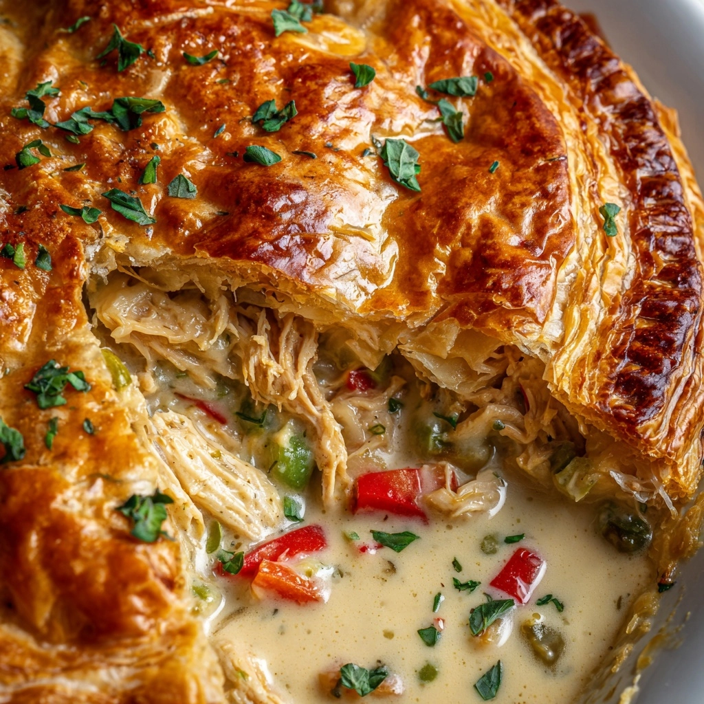Chicken Pot Pie Crescent Braid Recipe - Recipe Image