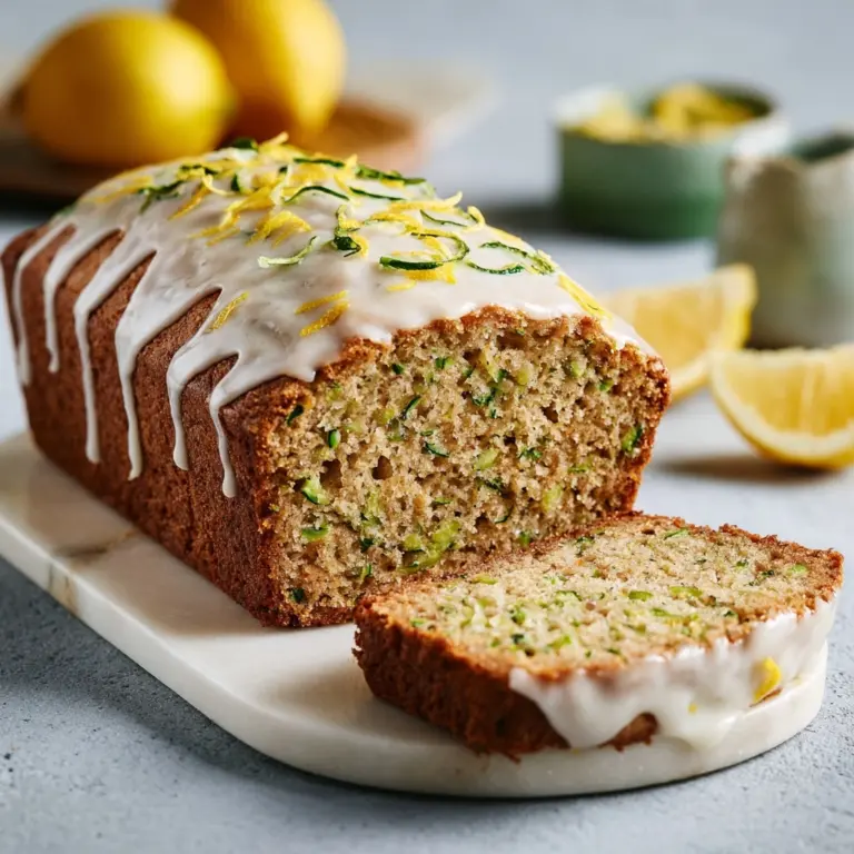 Lemon Yogurt Zucchini Bread Recipe