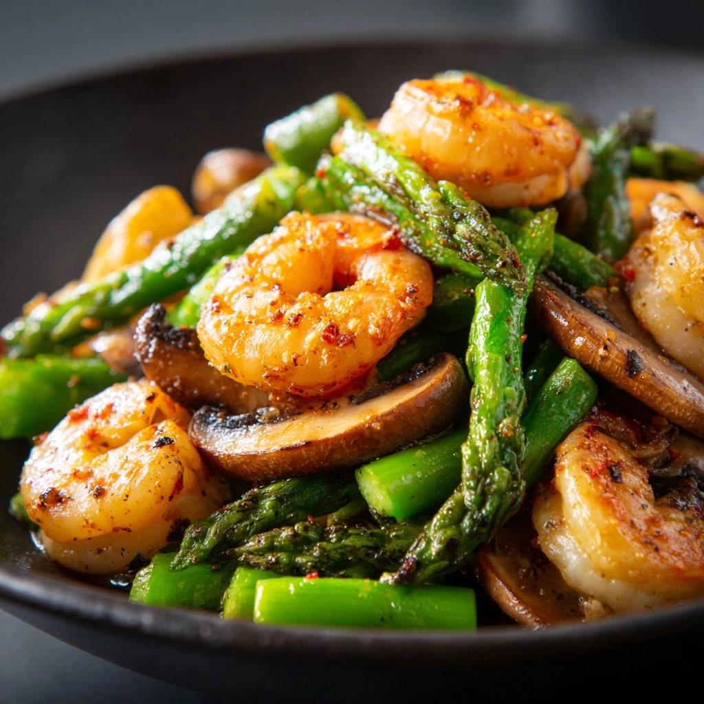 Shrimp and Asparagus Stir-Fry Recipe - Recipe Image