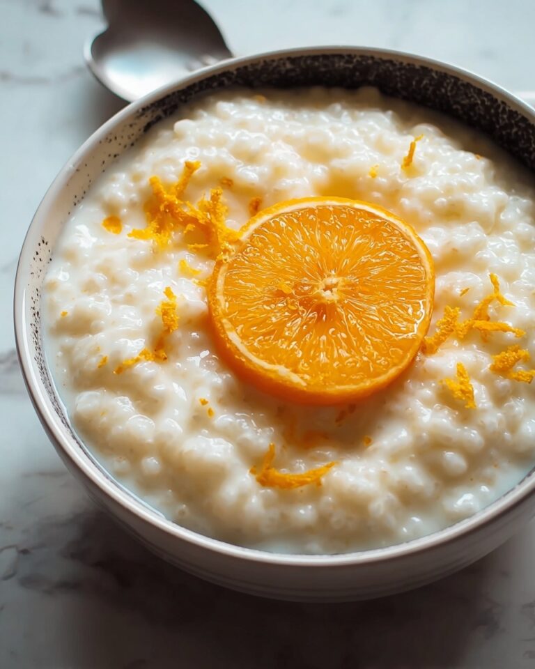 Creamy Orange-Infused Rice Pudding Recipe