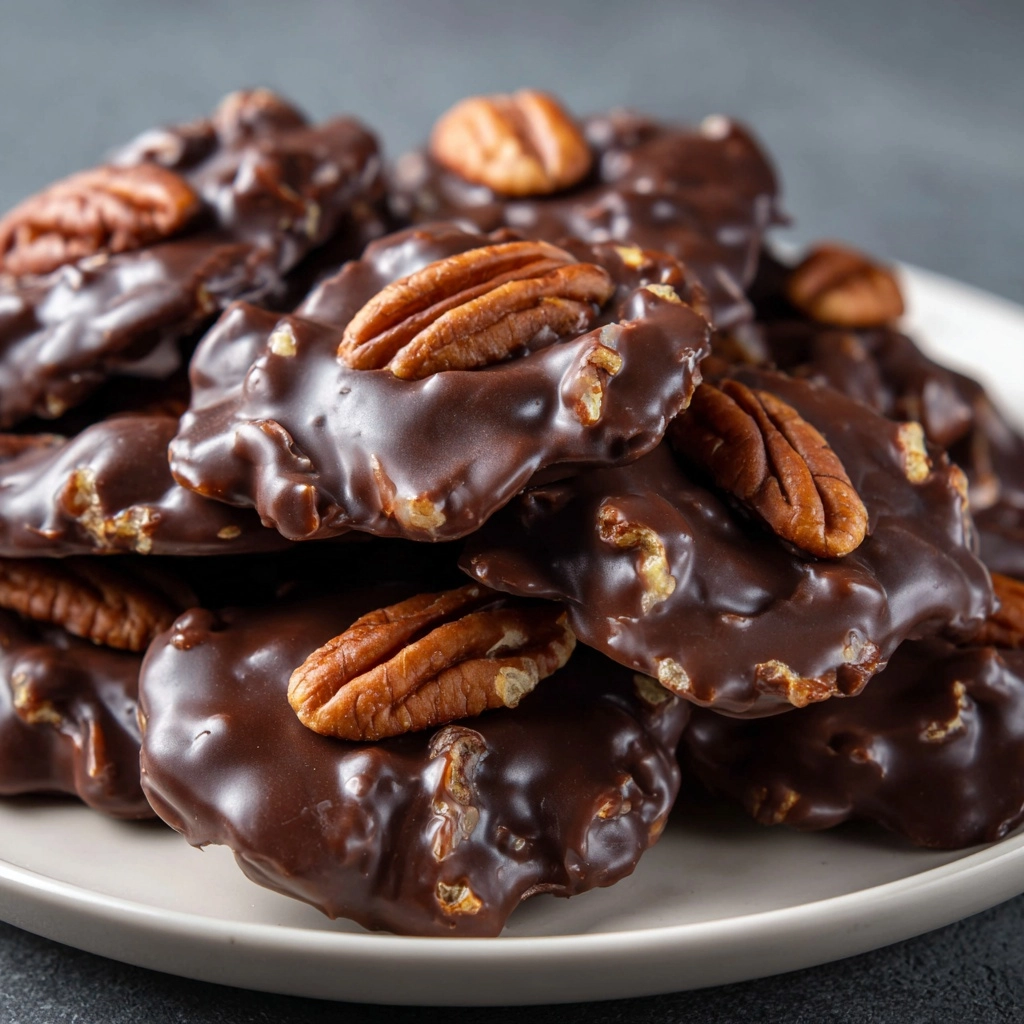 Chocolate Pecan Turtle Clusters Recipe - Recipe Image