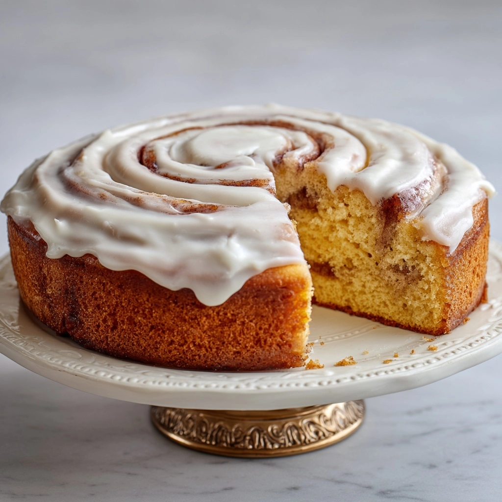 Cinnamon Roll Cake Recipe - Recipe Image