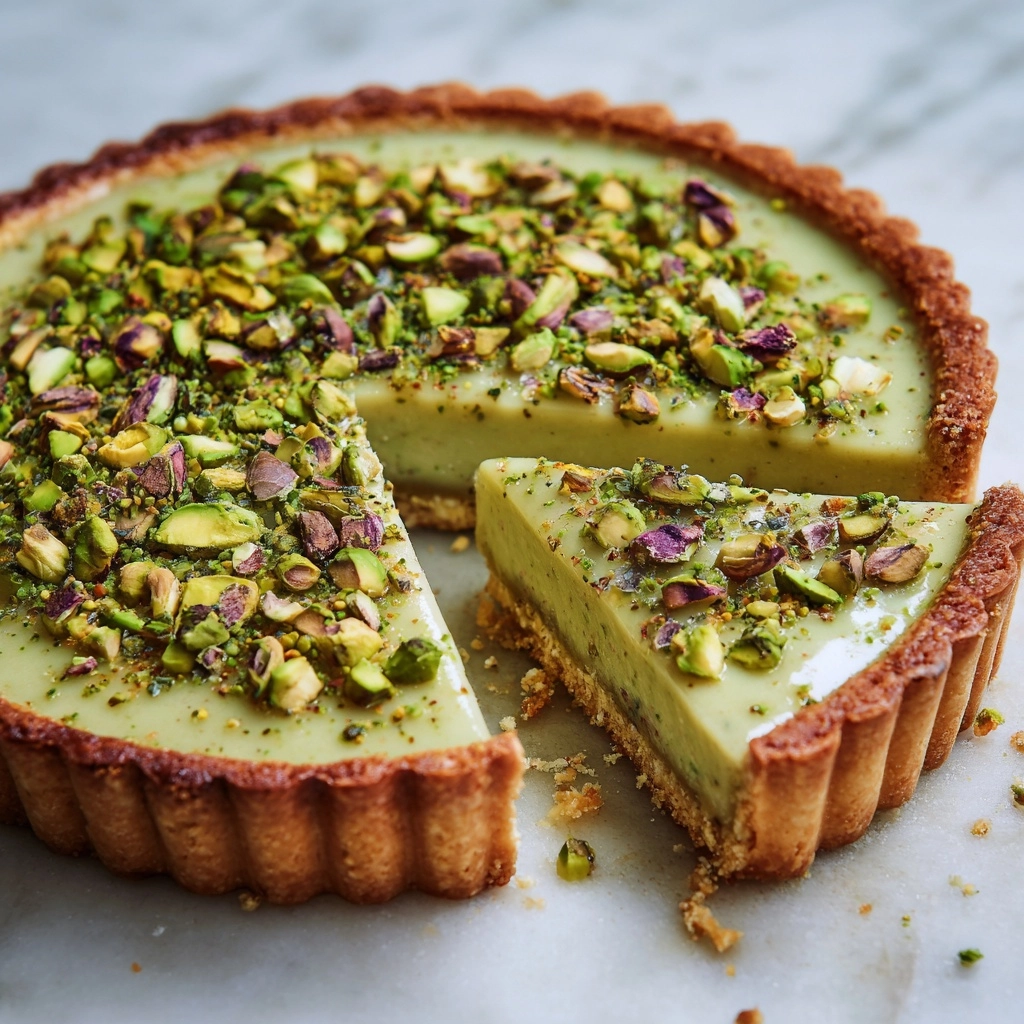 Pistachio Tart with Creamy Pistachio Paste Recipe - Recipe Image