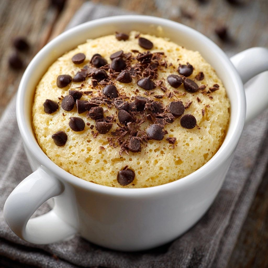 Chocolate Chip Mug Cake Recipe - Recipe Image