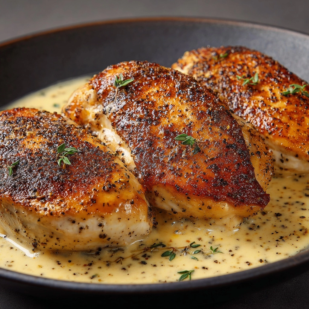 Creamy Dijon Mustard Chicken Recipe - Recipe Image