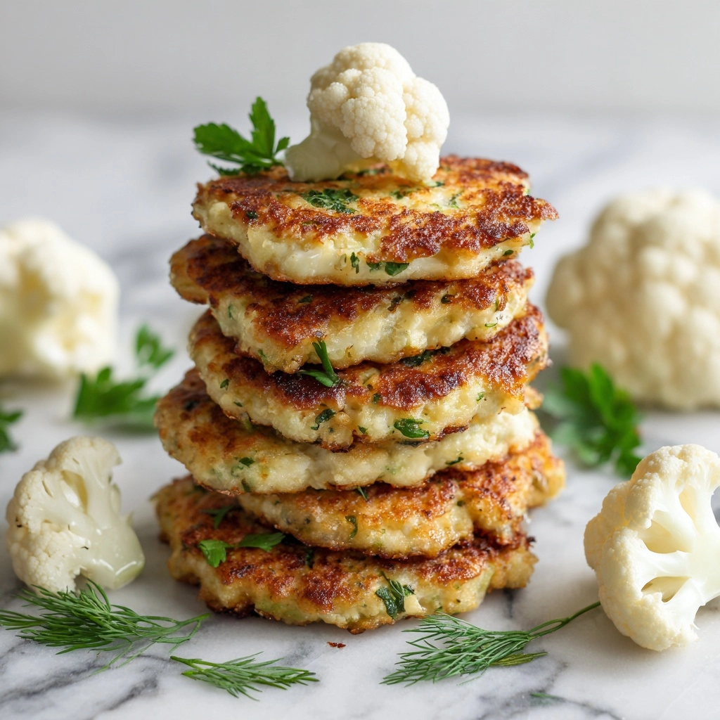 Basic Cauliflower Fritters Recipe - Recipe Image
