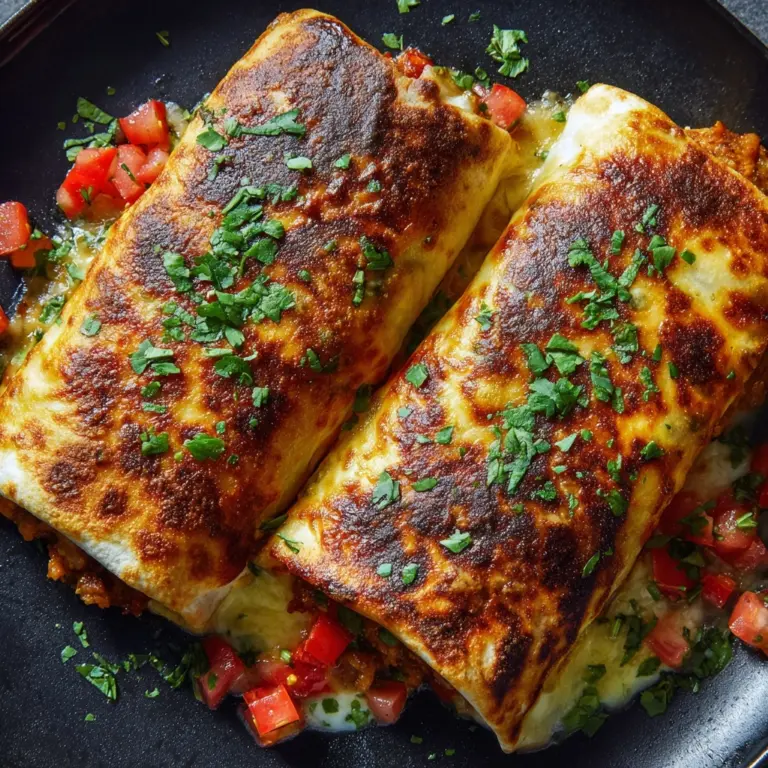 Baked Chicken Chimichangas Recipe