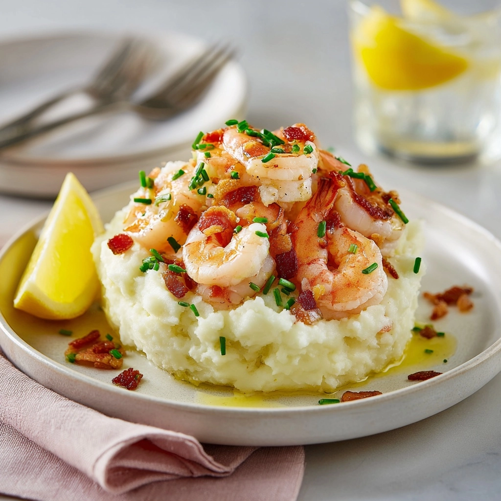 Low Carb Keto Shrimp and Grits Recipe - Recipe Image
