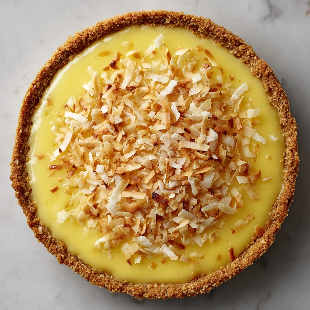 French Coconut Pie Recipe - Recipe Image