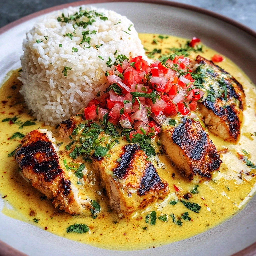 Creamy Peri-Peri Chicken with Rice Recipe - Recipe Image