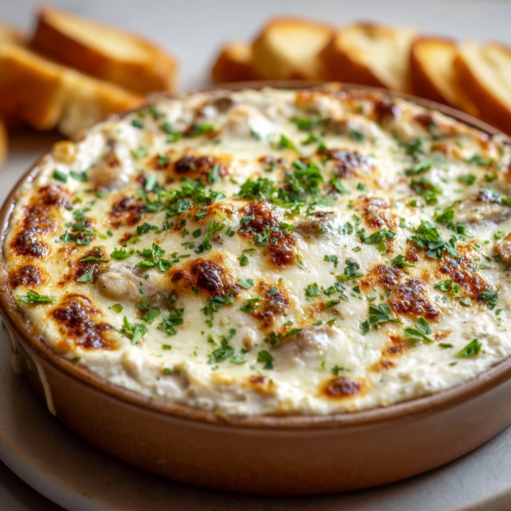 Creamy Chicken Alfredo Dip Recipe - Recipe Image