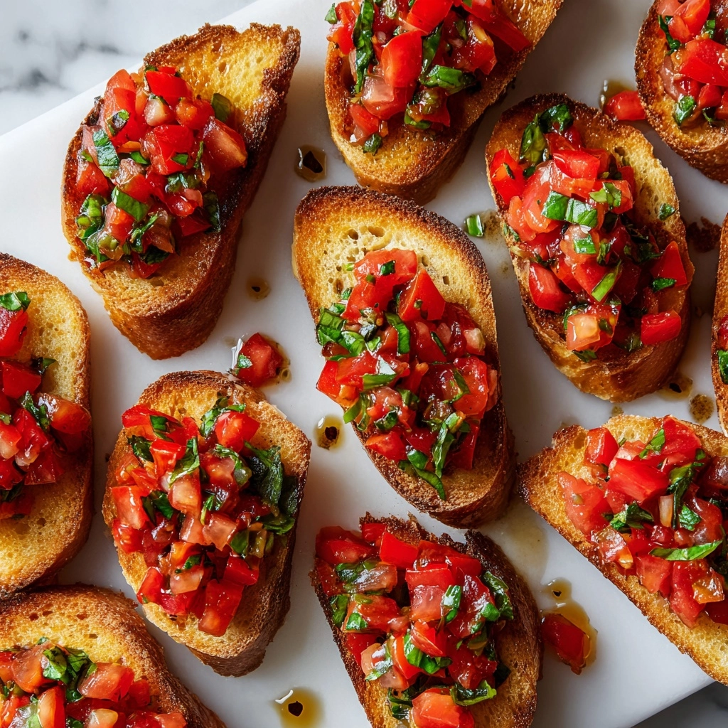 Bruschetta Recipe Guaranteed to Wow – Easy, Fresh, and Flavorful Recipe - Recipe Image