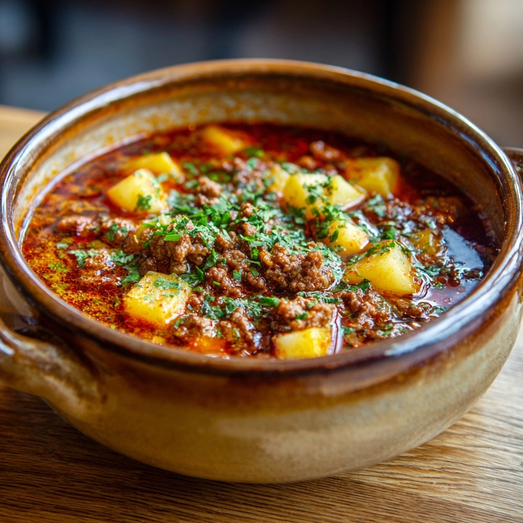 Ground Beef Enchilada Soup Recipe - Recipe Image