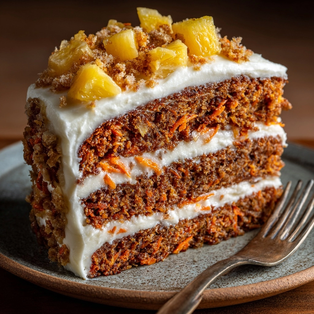 Pineapple Carrot Cream Cake: The Ultimate Recipe & Baking Guide Recipe - Recipe Image