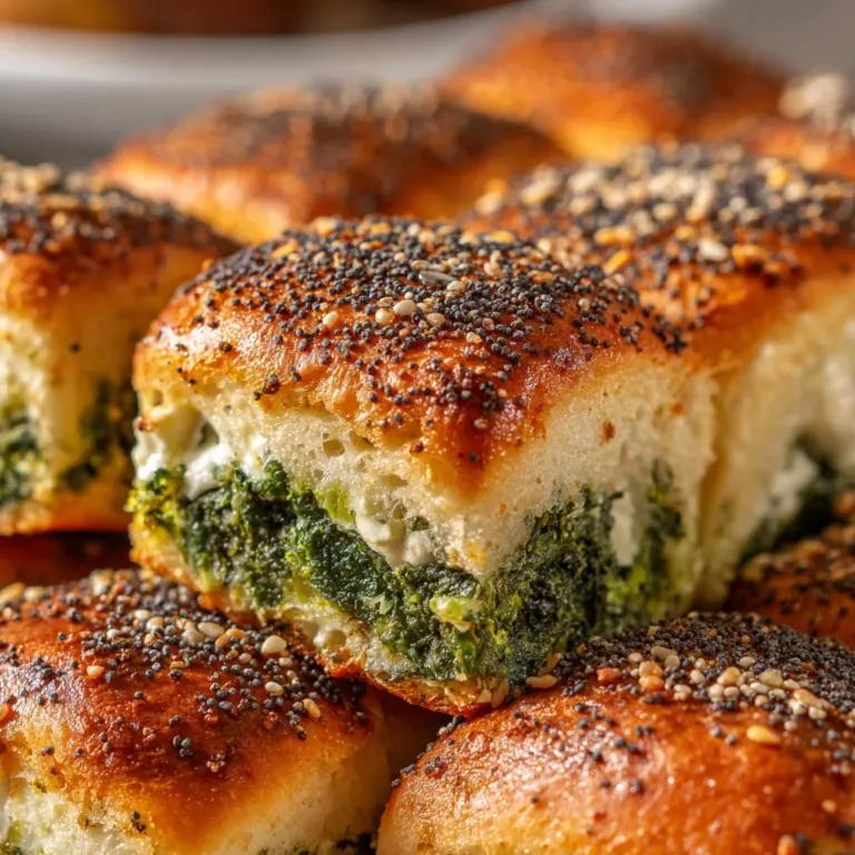Spinach Dip Rolls Recipe