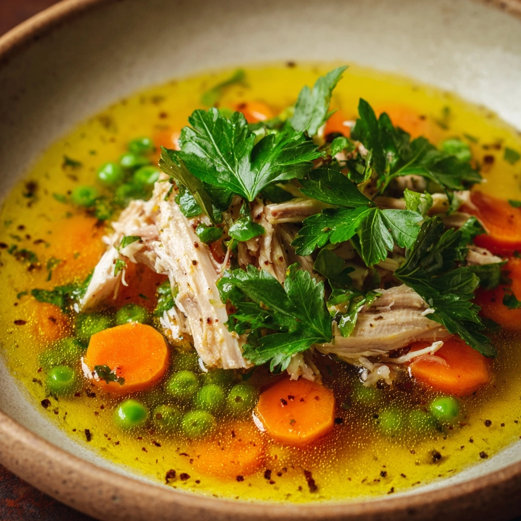 Anti-Inflammatory Turmeric Chicken Soup Recipe - Recipe Image