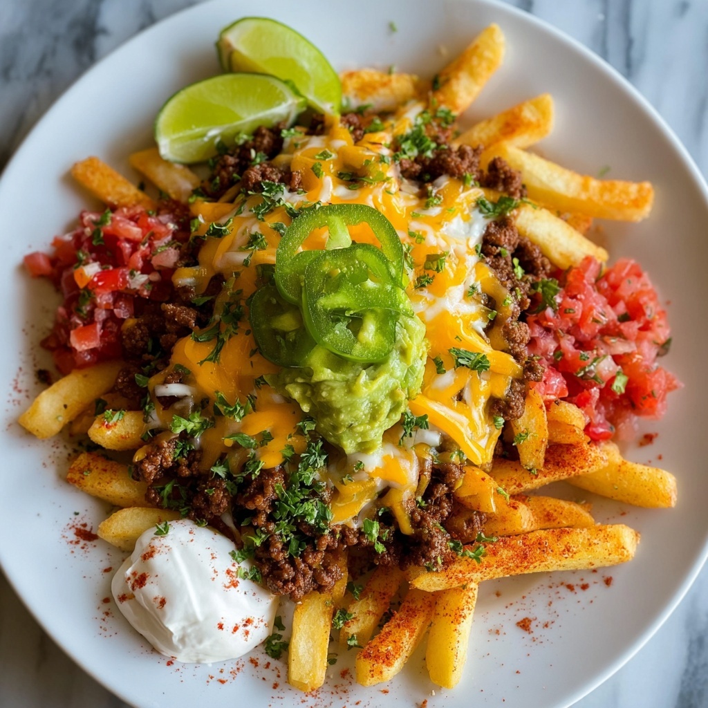 Crispy Spicy Loaded Nacho Fries Recipe - Recipe Image