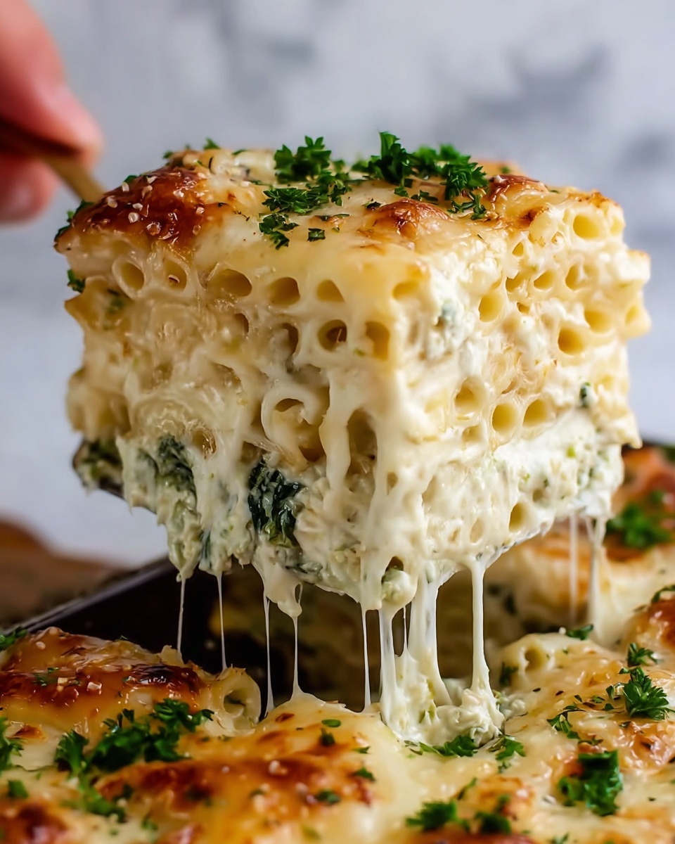 Chicken Lasagna with Spinach and Creamy Sauce Recipe - Recipe Image