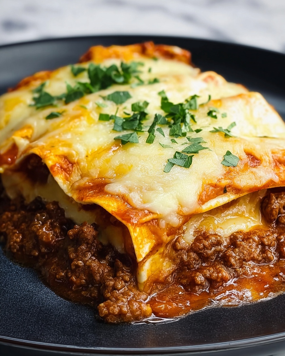 Ground Beef Enchiladas with Spanish Rice and Cheddar Recipe - Recipe Image