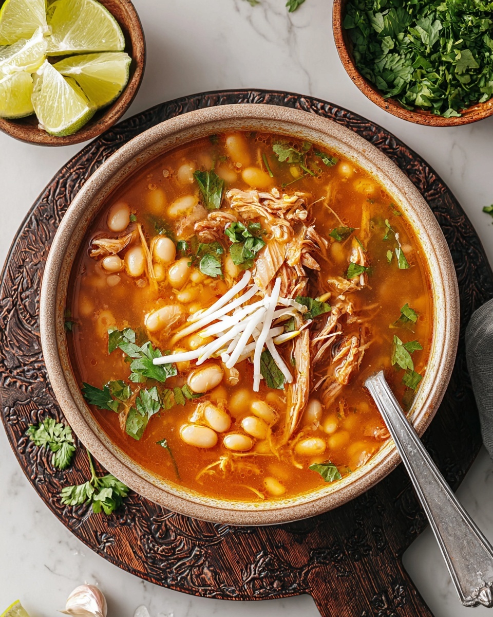 Red Chicken Pozole Soup Recipe - Recipe Image