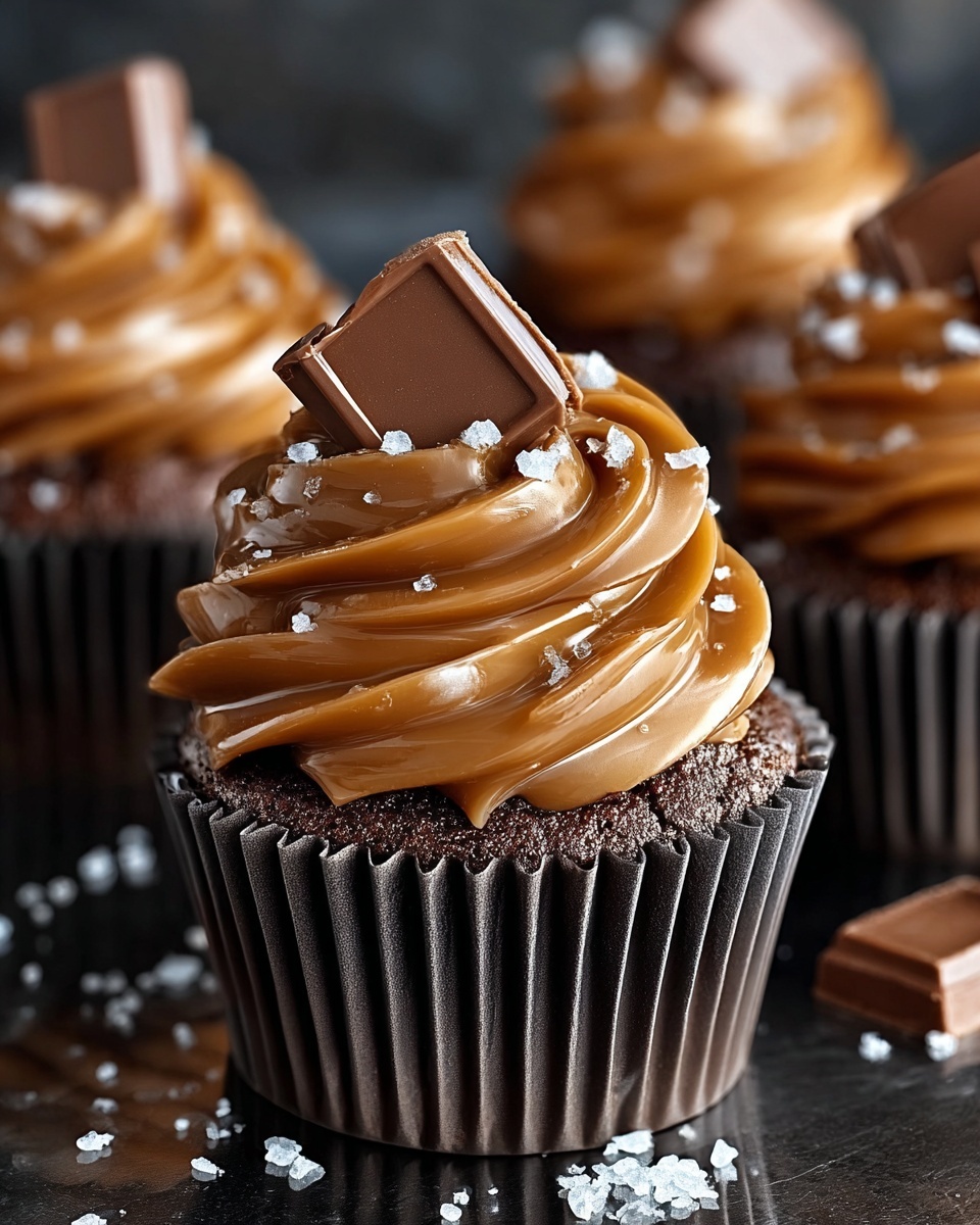 Salted Caramel Chocolate Mousse Cups Recipe - Recipe Image