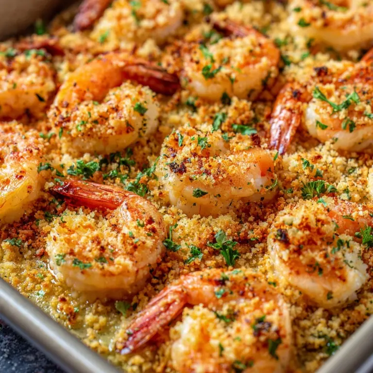 Baked Garlic Parmesan Shrimp Recipe