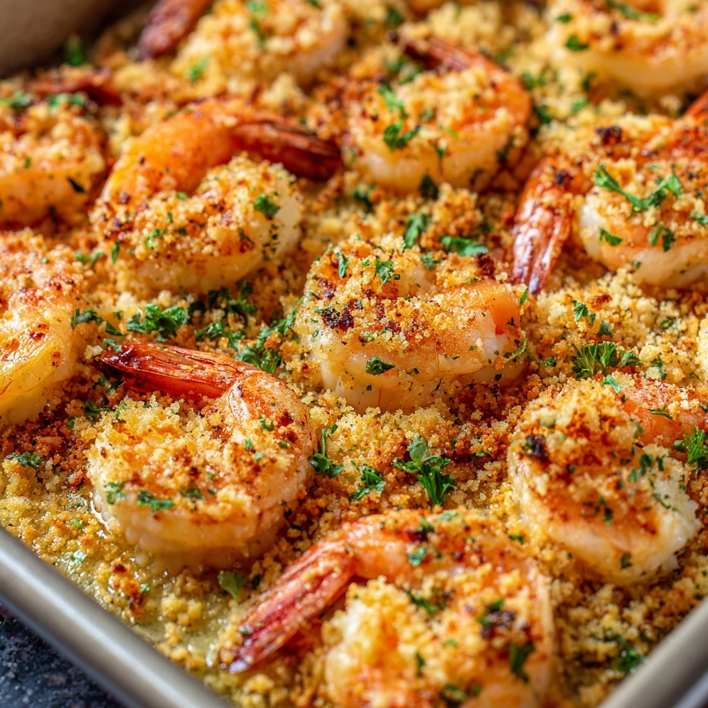Baked Garlic Parmesan Shrimp Recipe - Recipe Image