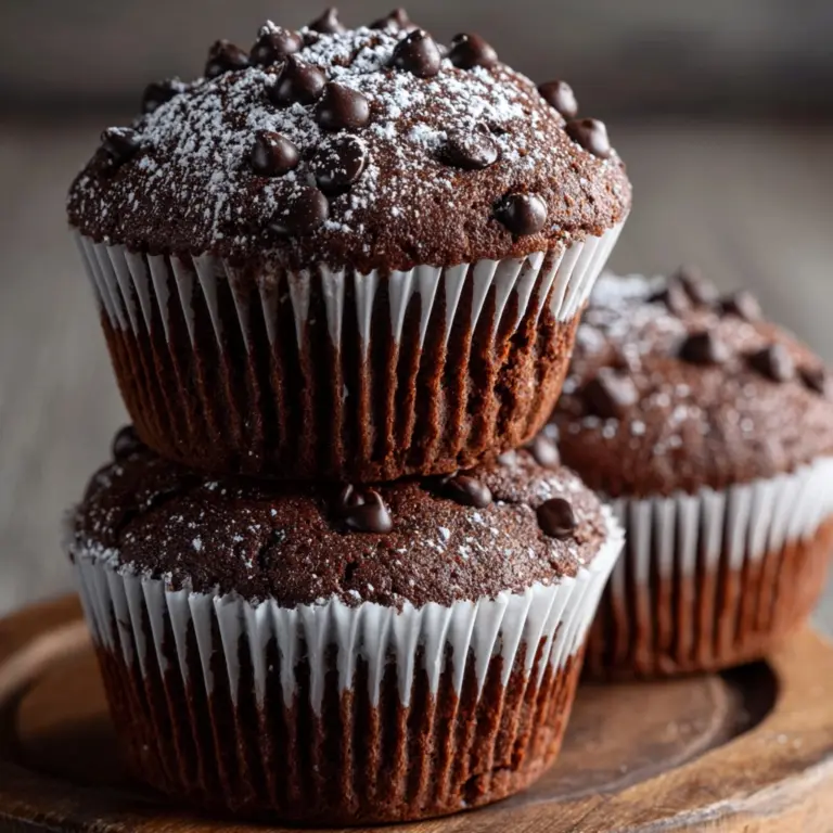 Dark Chocolate Banana Bread Muffins Recipe