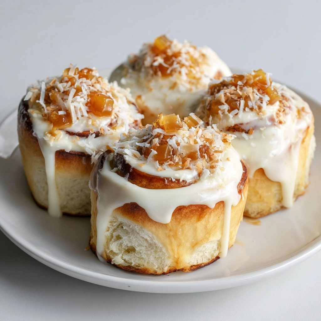Breakfast Sweet Rolls with Coconut and Toffee Recipe - Recipe Image