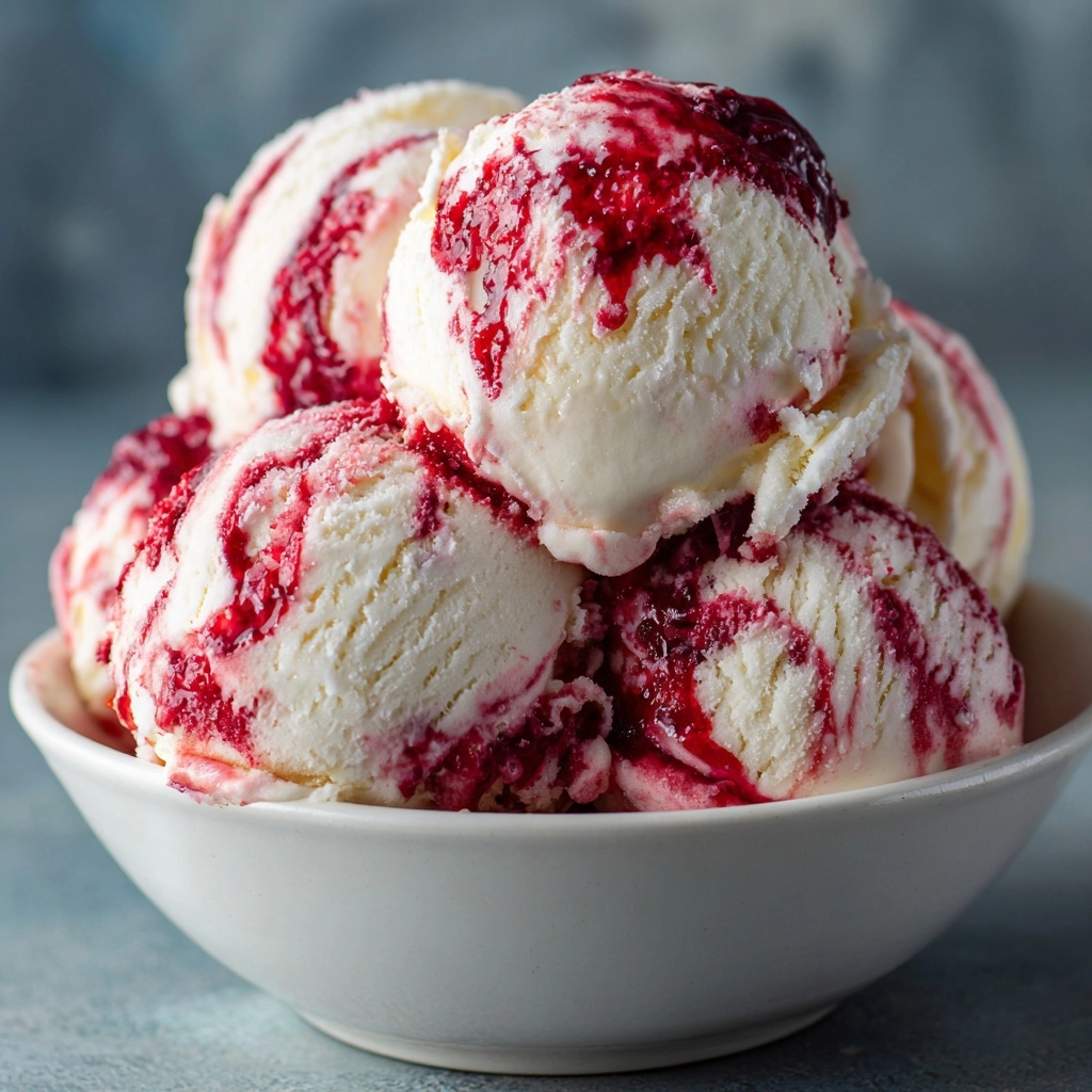 Strawberry Vanilla Bean Ice Cream Recipe - Recipe Image