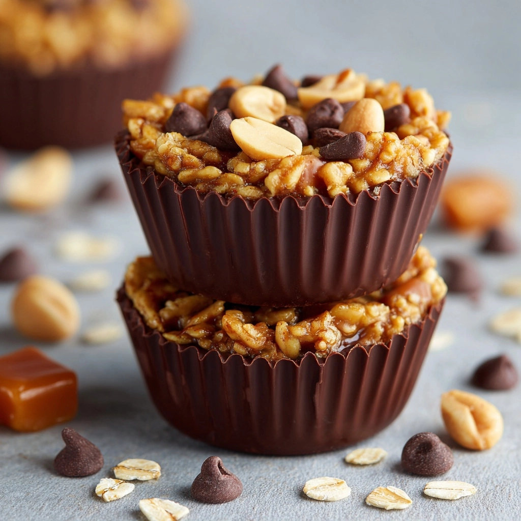 No-Bake Peanut Butter Granola Cups Recipe - Recipe Image