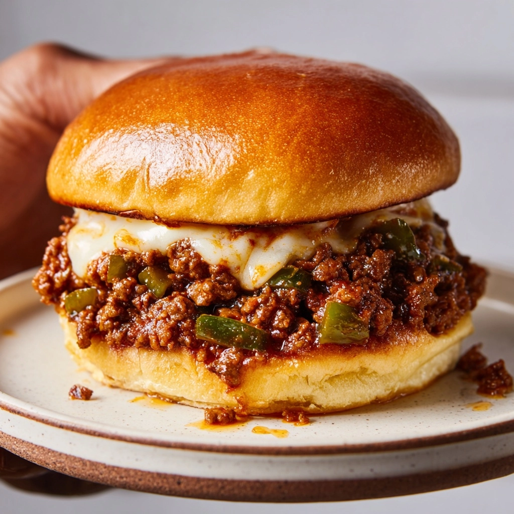 Philly Cheesesteak Sloppy Joes Recipe - Recipe Image