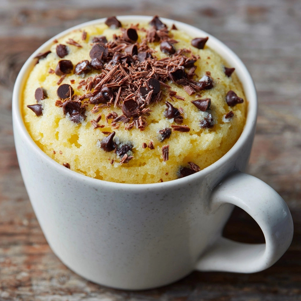 Chocolate Chip Mug Cake Recipe - Recipe Image
