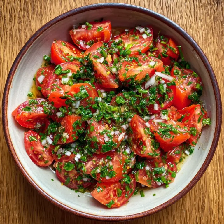 Lebanese Tomato Salad Recipe