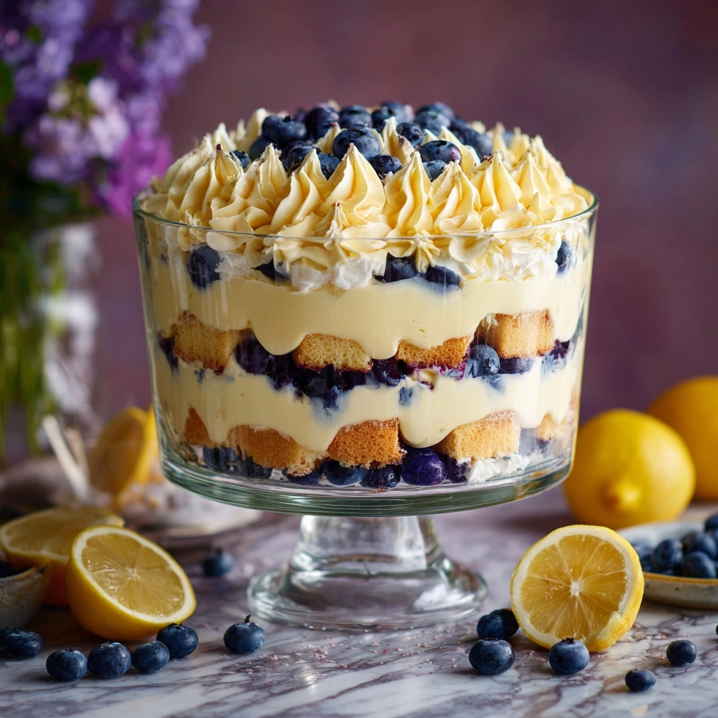 Lemon Blueberry Trifle Recipe - Recipe Image