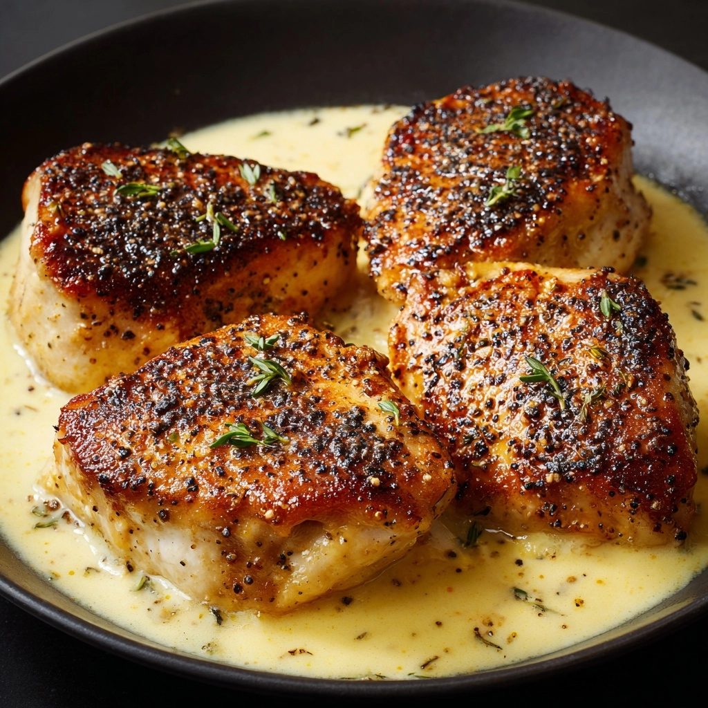 Creamy Dijon Mustard Chicken Recipe - Recipe Image