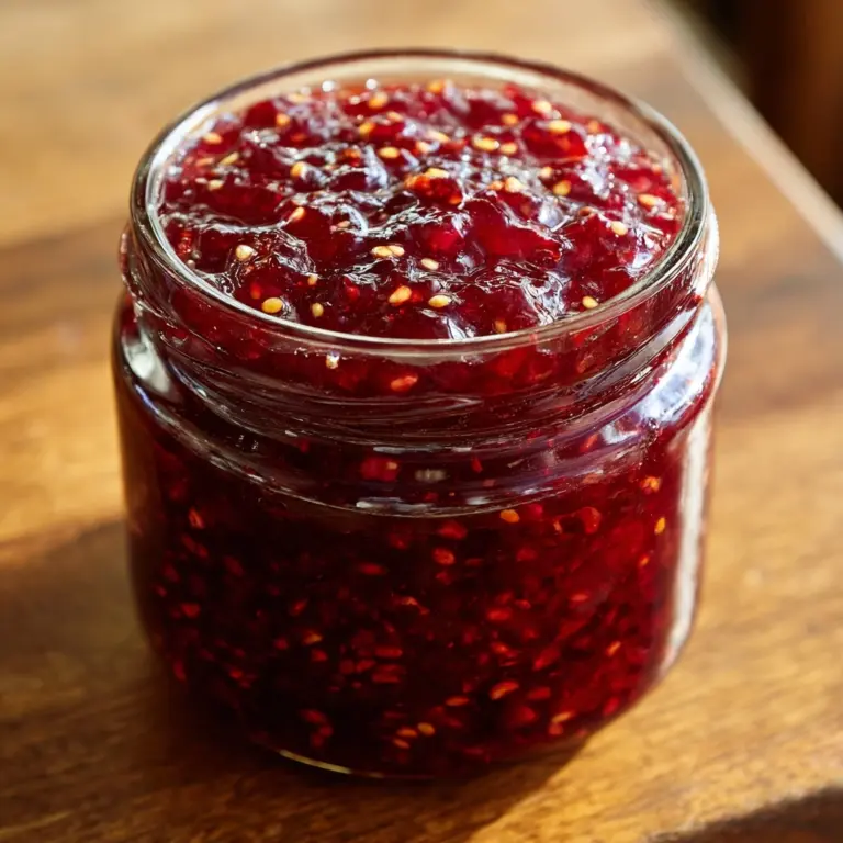 Hot Pepper Cranberry Jam Recipe