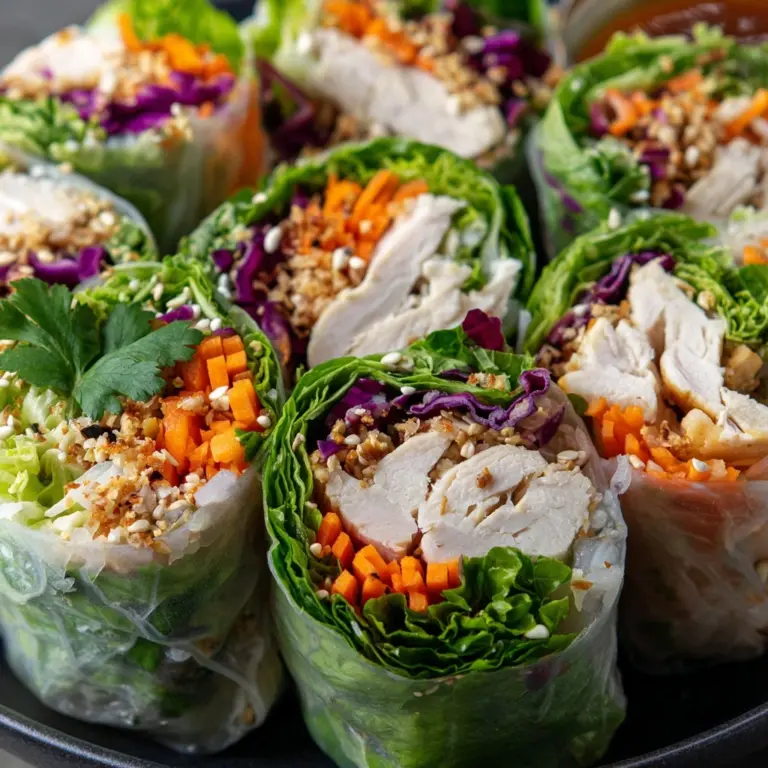 Chicken Spring Rolls Recipe