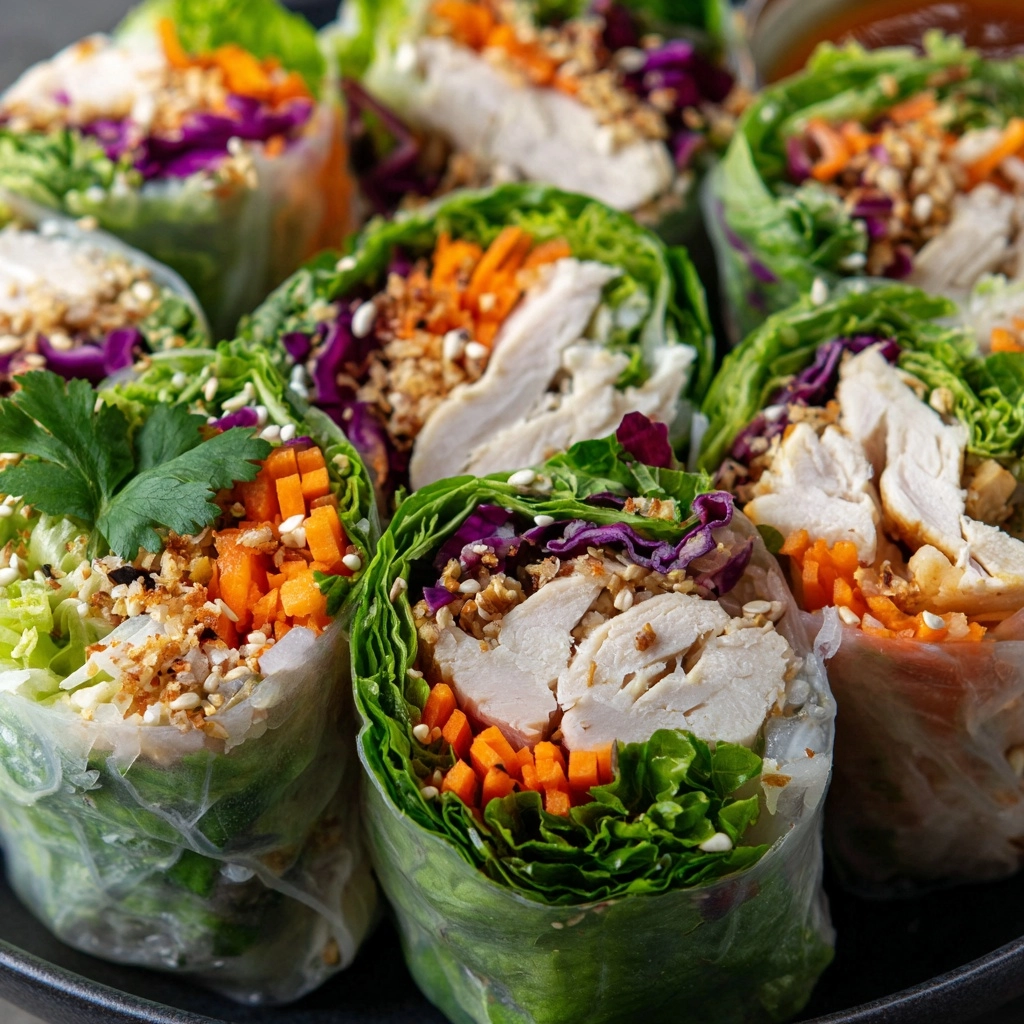 Chicken Spring Rolls Recipe - Recipe Image