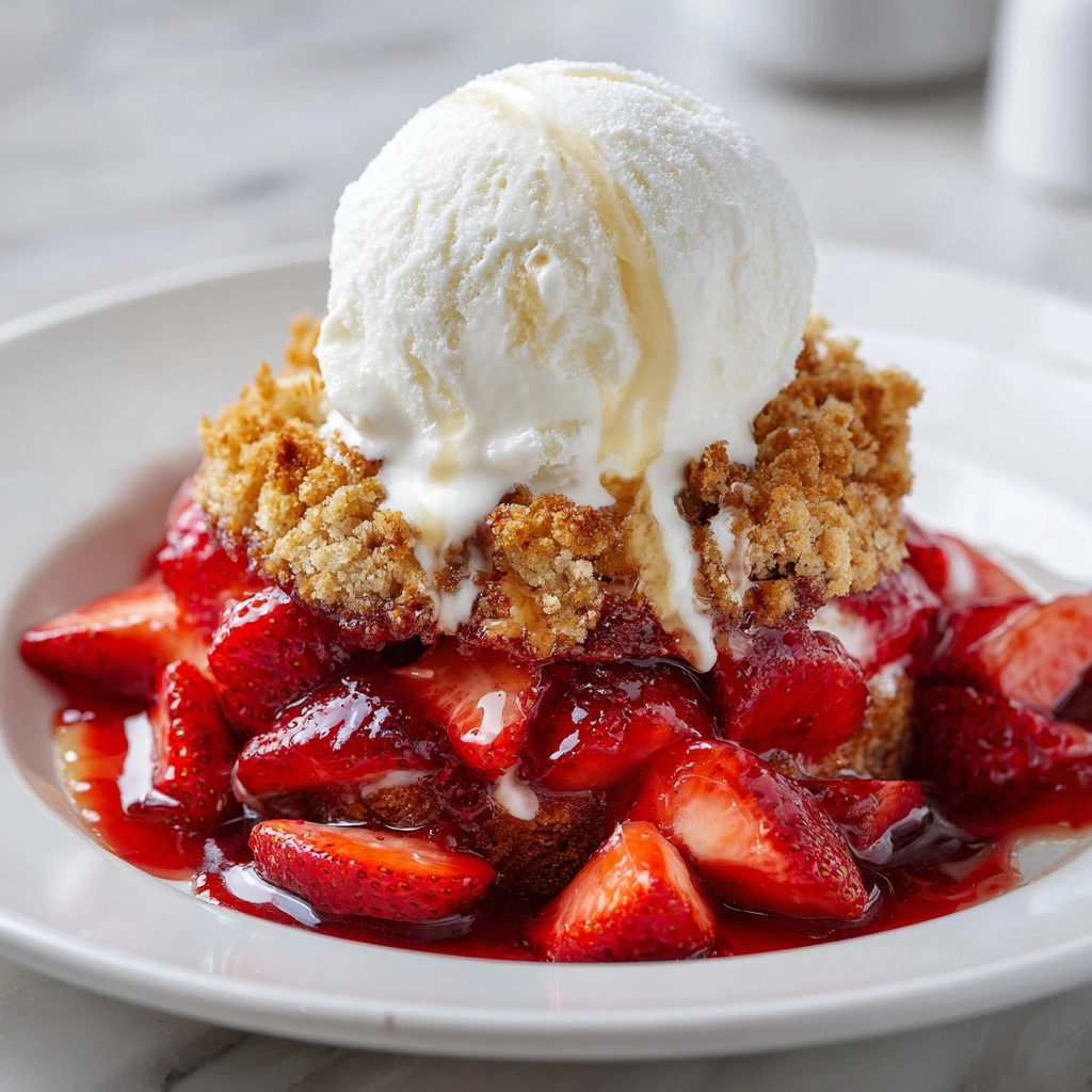 Strawberry Cobbler Recipe - Recipe Image