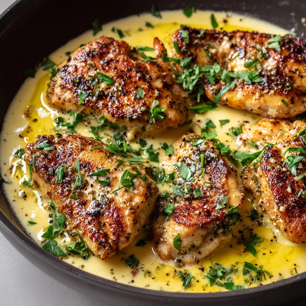 Creamy Garlic Parmesan Chicken Recipe - Recipe Image