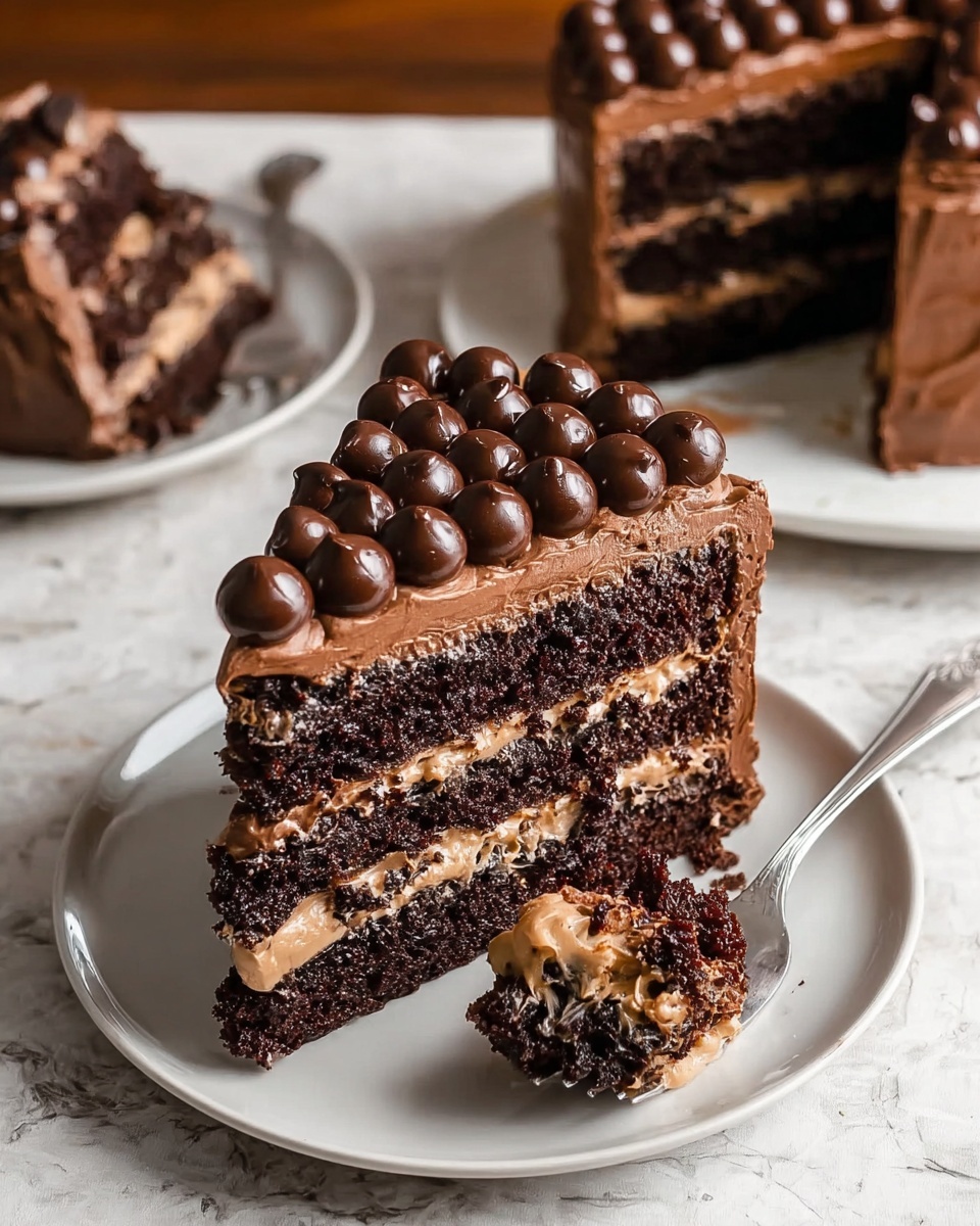 Triple Chocolate Cake Recipe - Recipe Image