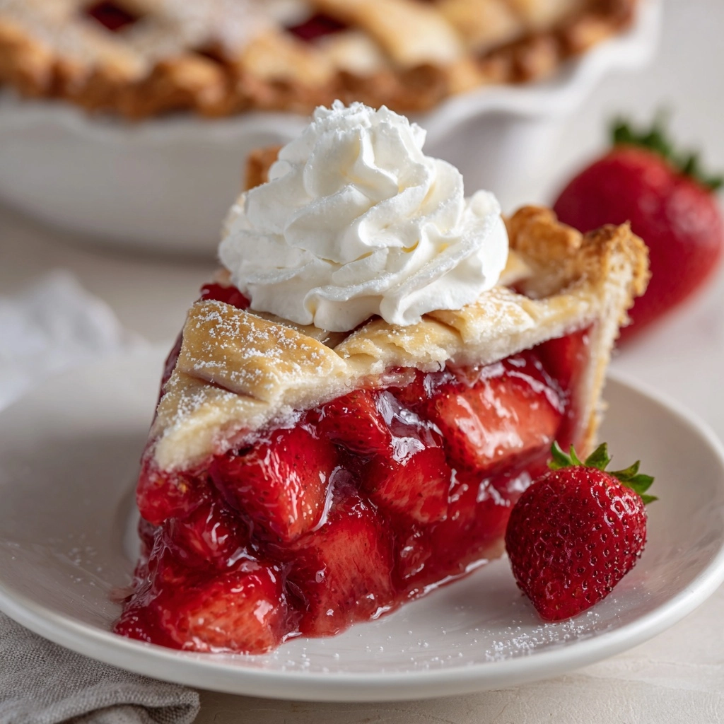 Strawberry Rhubarb Pie Recipe - Recipe Image
