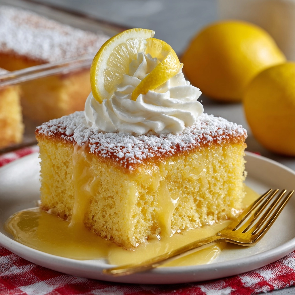 Luscious Lemon Pudding Cake Recipe - Recipe Image