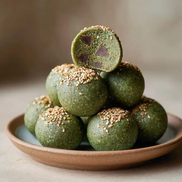 Mint Chocolate Chip Protein Balls Recipe