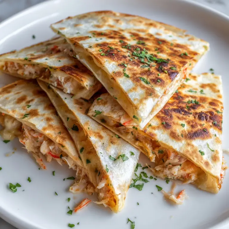 King Crab Quesadillas Recipe