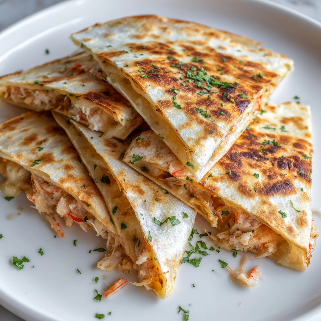 King Crab Quesadillas Recipe - Recipe Image