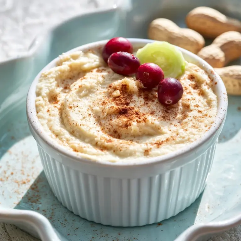Spiced Peanut Butter Yogurt Dip Recipe