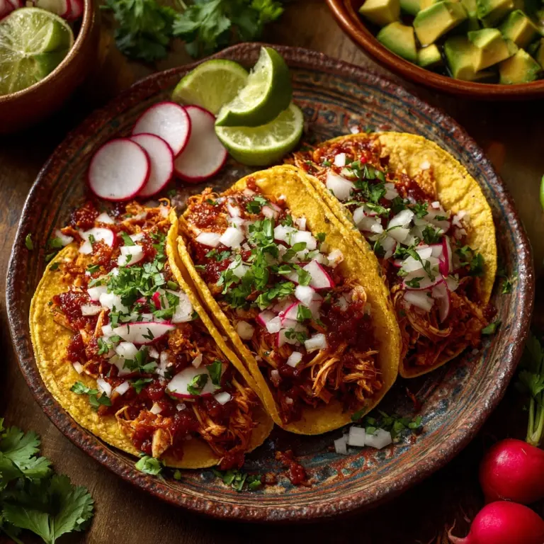 The Best Chicken Tinga Tacos Recipe