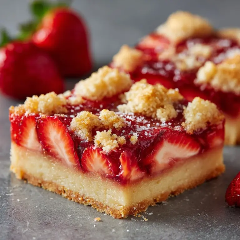 Strawberry Pie Bars Recipe